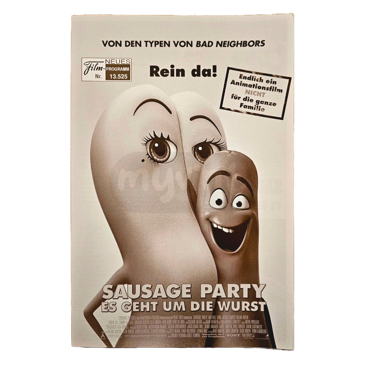 Neues Filmprogramm NFP 13525 Sausage Party 2016