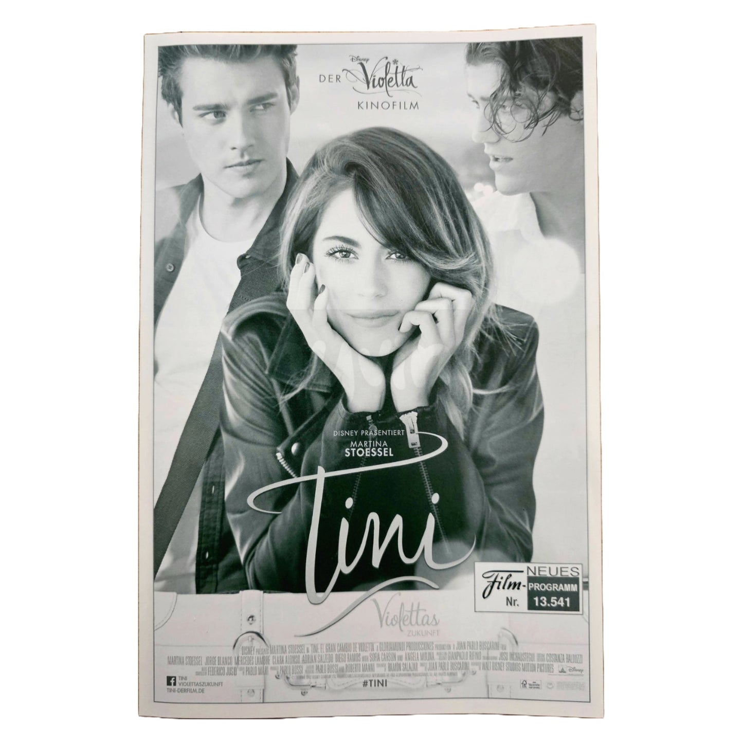 Neues Filmprogramm NFP 13541 Tini Violetta Disney 2016