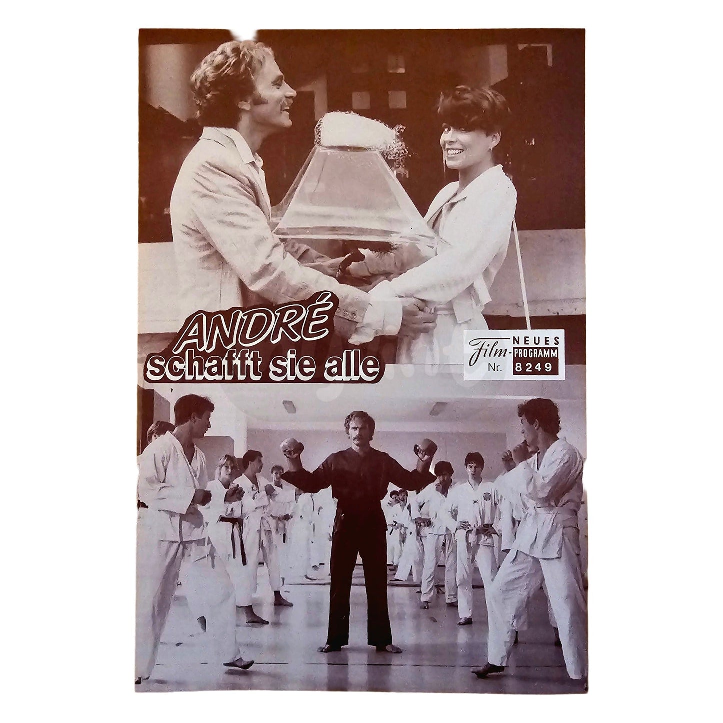 Neues Filmprogramm NFP 8249 Andre schafft sie alle Franco Nero 1985