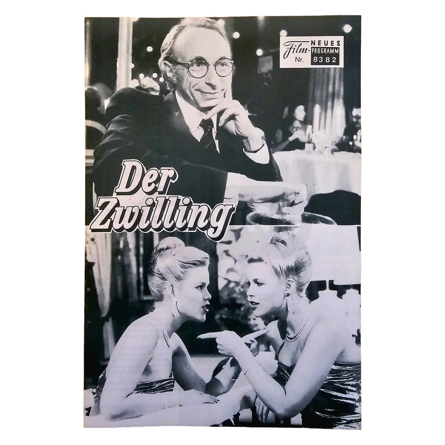 Neues Filmprogramm NFP 8382 Der Zwilling Pierre Richard Camilla More Carey More 1985