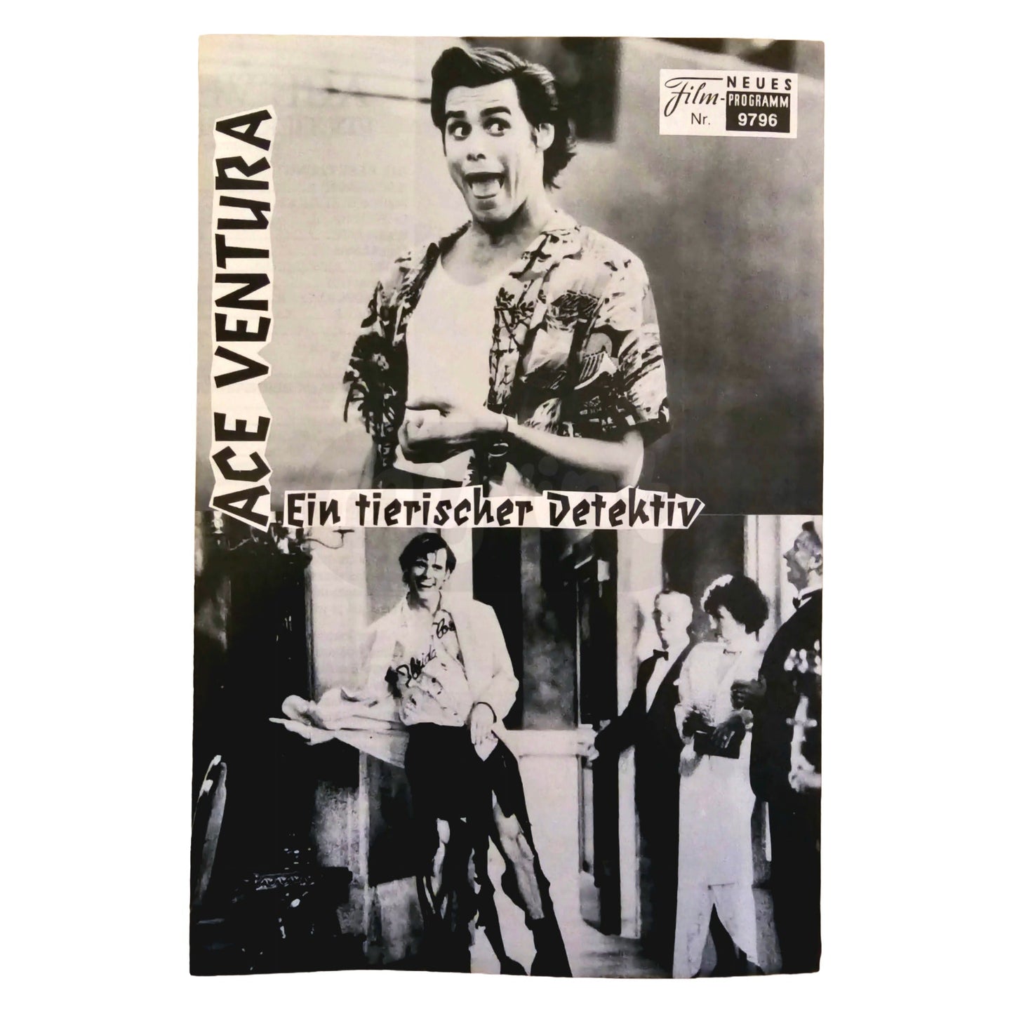 Neues Filmprogramm NFP 9796 Ace Ventura ein tierischer Detektiv Jim Carrey 1994