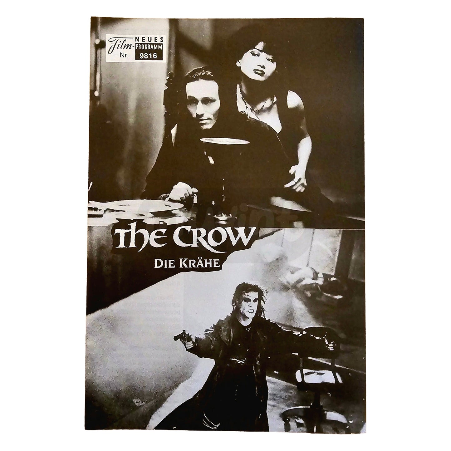 Neues Filmprogramm NFP 9816 The Crow Die Krähe Brandon Lee 1994