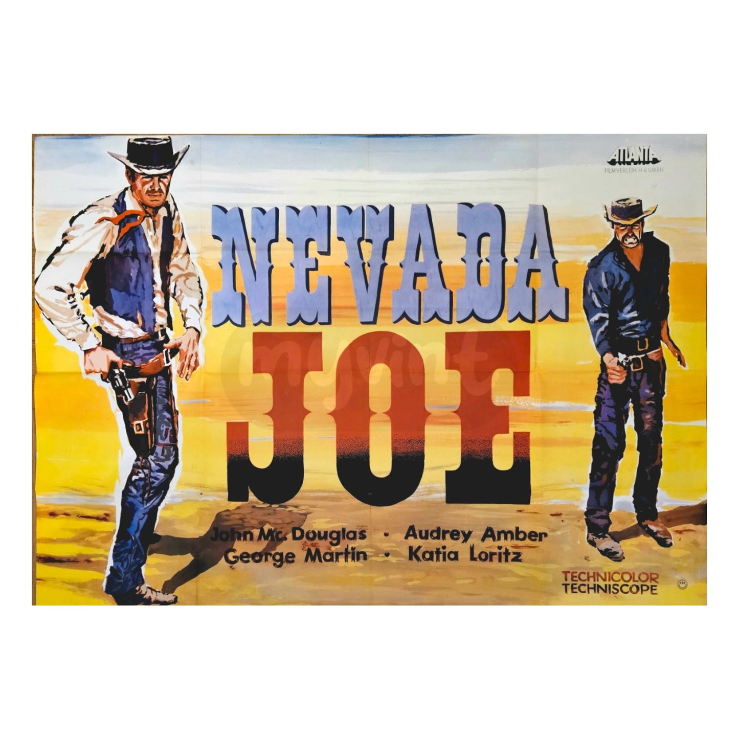 Nevada Joe 1965 Original Filmplakat A0 Querformat (Deutsch)