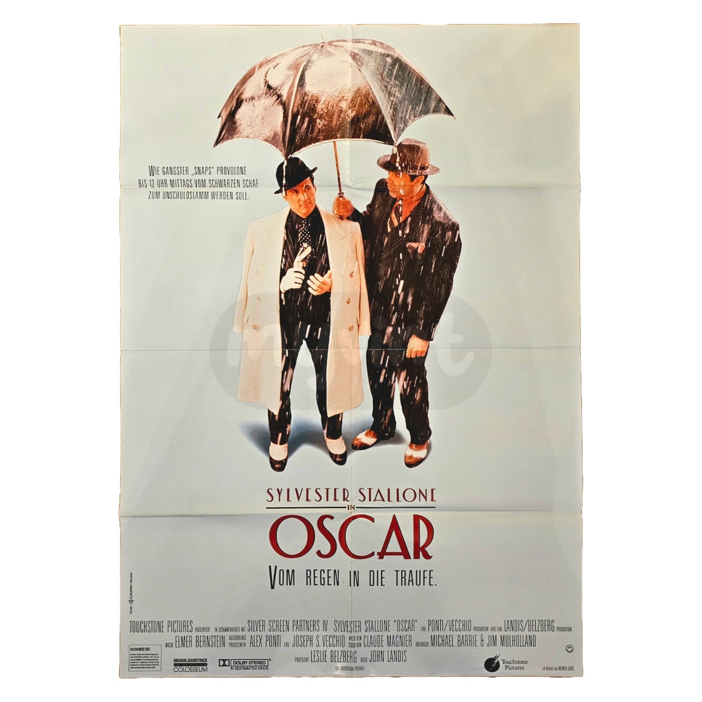 Oscar 1991 Sylvester Stallone Original Filmplakat A1 (Deutsch)