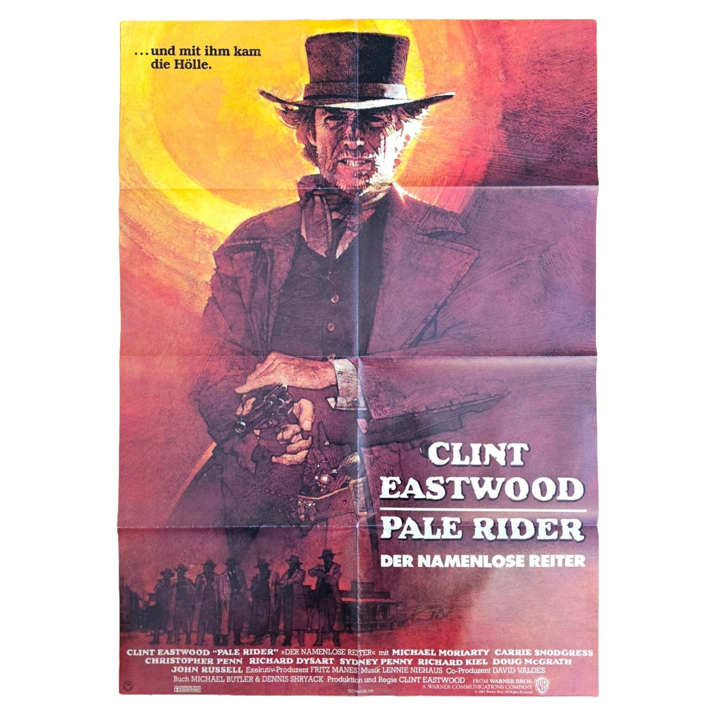 Pale Rider Der Namenlose Reiter 1985 Clint Eastwood Filmplakat (Deutsch)