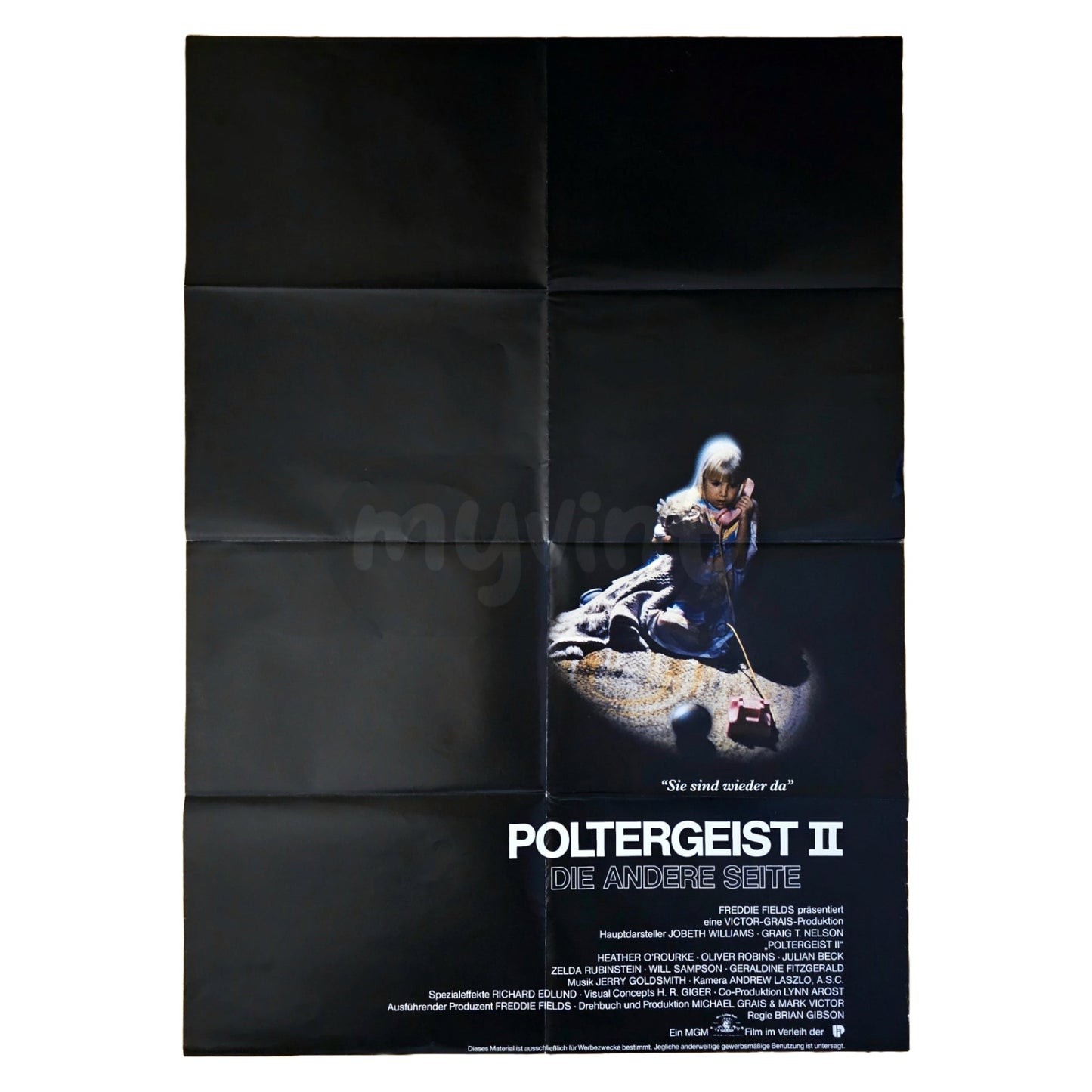 Poltergeist 2 1986 Original Filmplakat A1 (Deutsch)