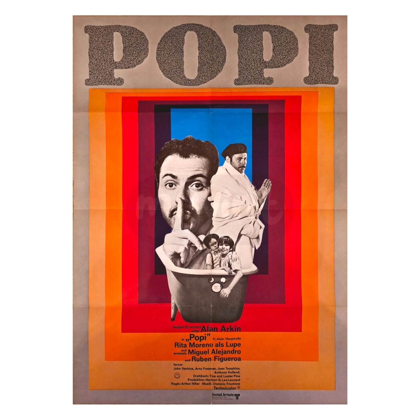 Popi 1969 Original Filmplakat A1 (Deutsch)
