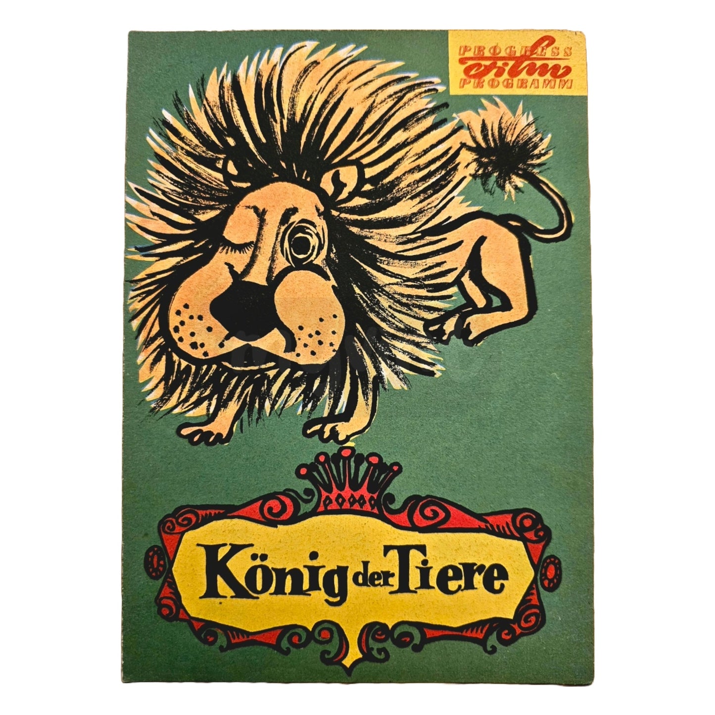 Progress Filmprogramm K 24/60 König der Tiere 1960