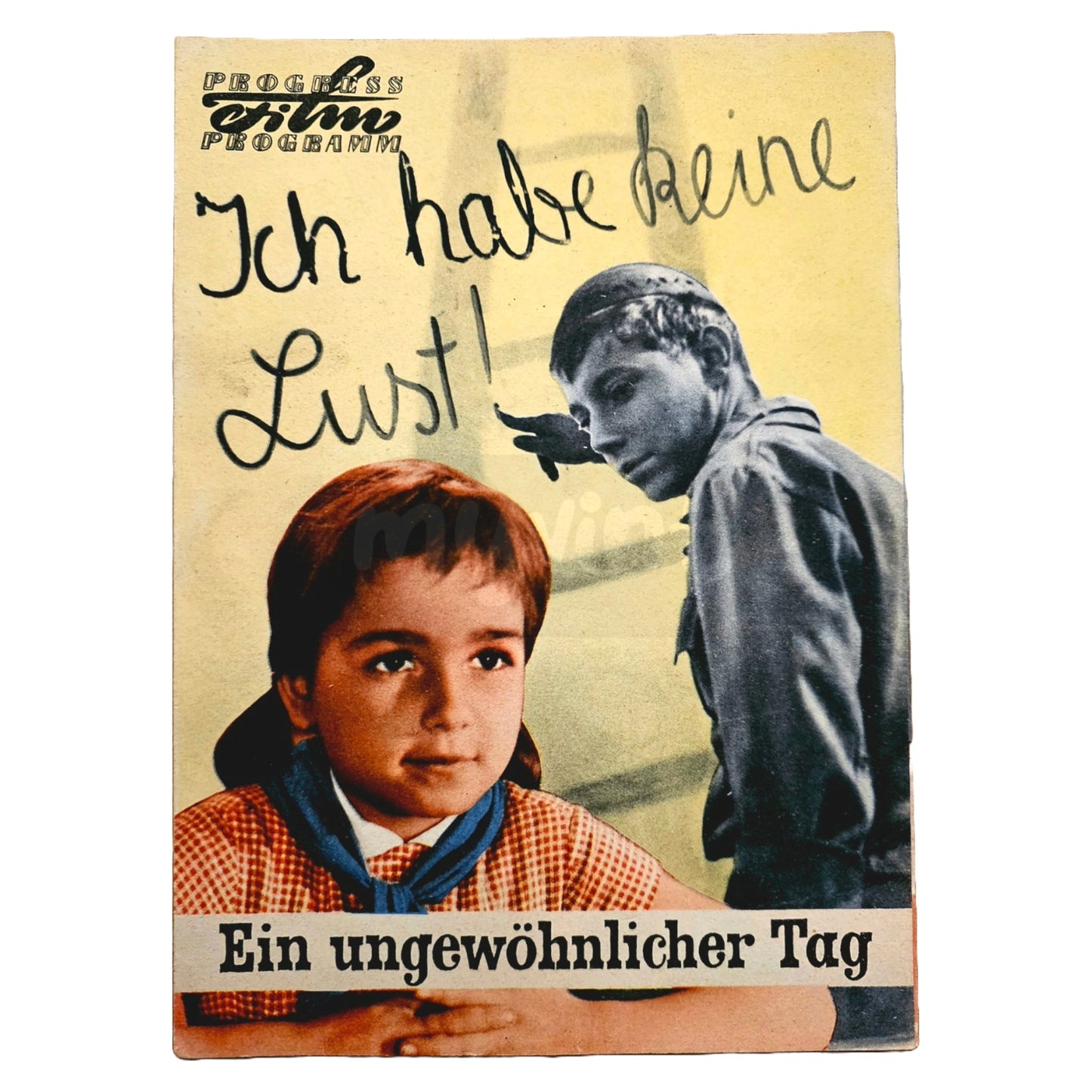 Progress Filmprogramm K 5/59 Ein ungewöhnlicher Tag 1959