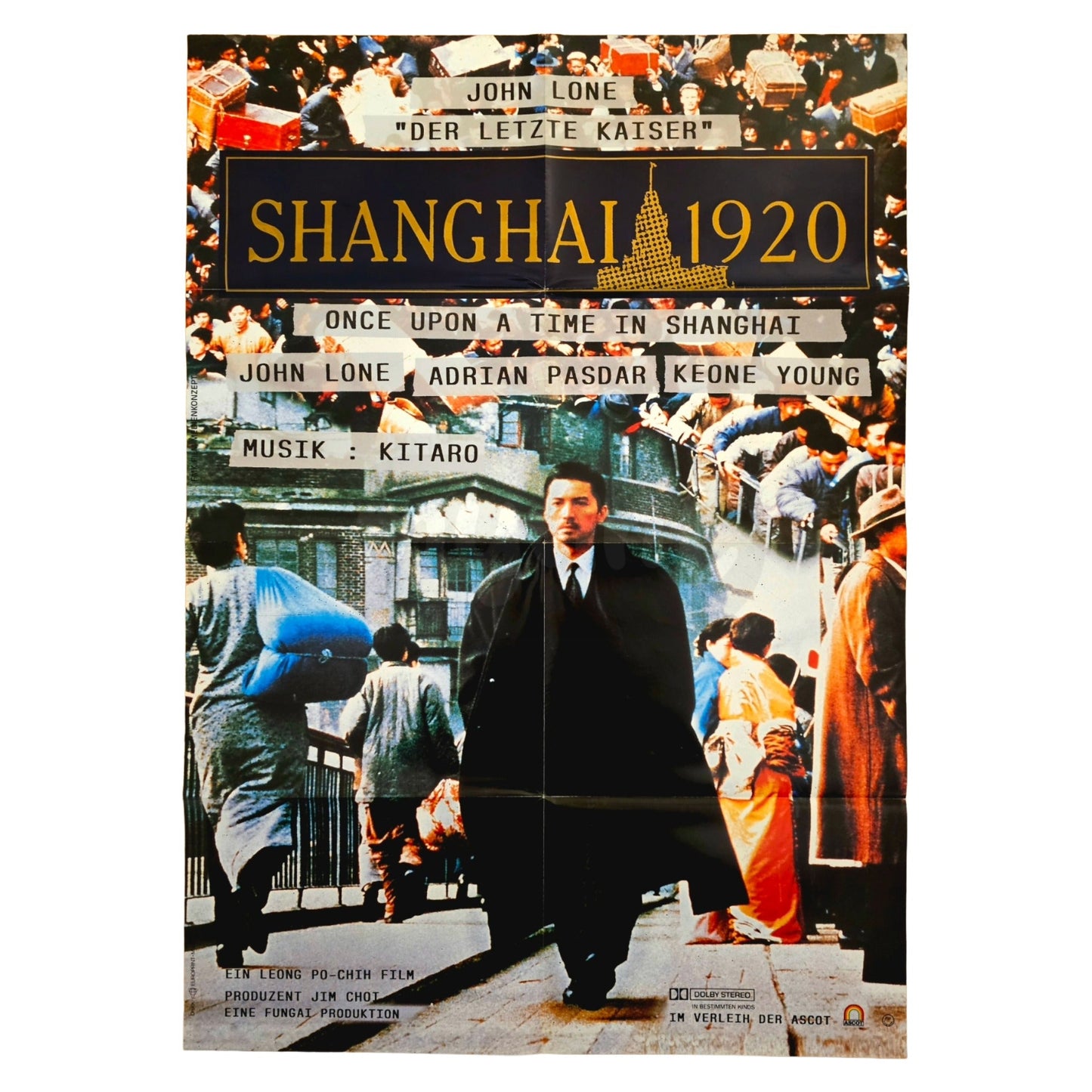 Shanghai 1920 Der letzte Kaiser 1991 John Lone Original Filmplakat A1 (Deutsch)