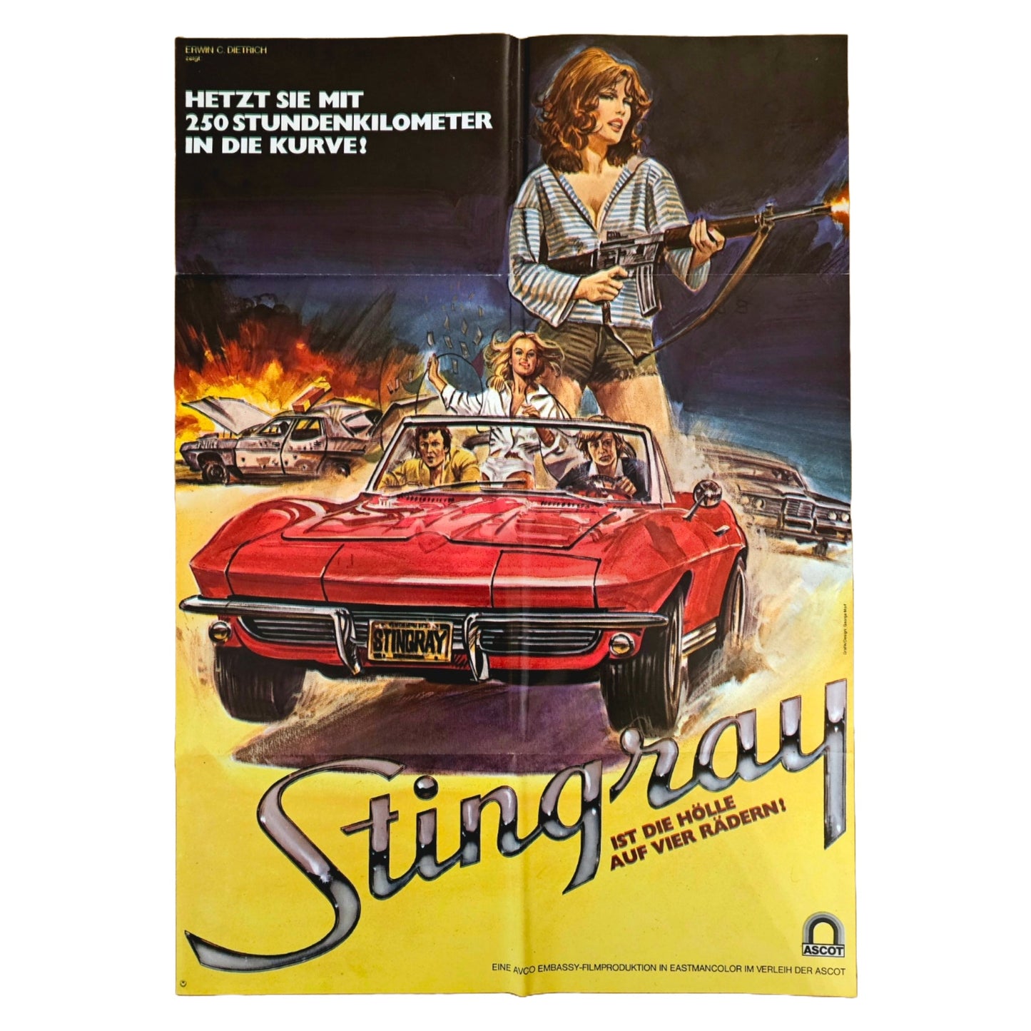 Stingray 1978 Original Filmplakat A1 (Deutsch)