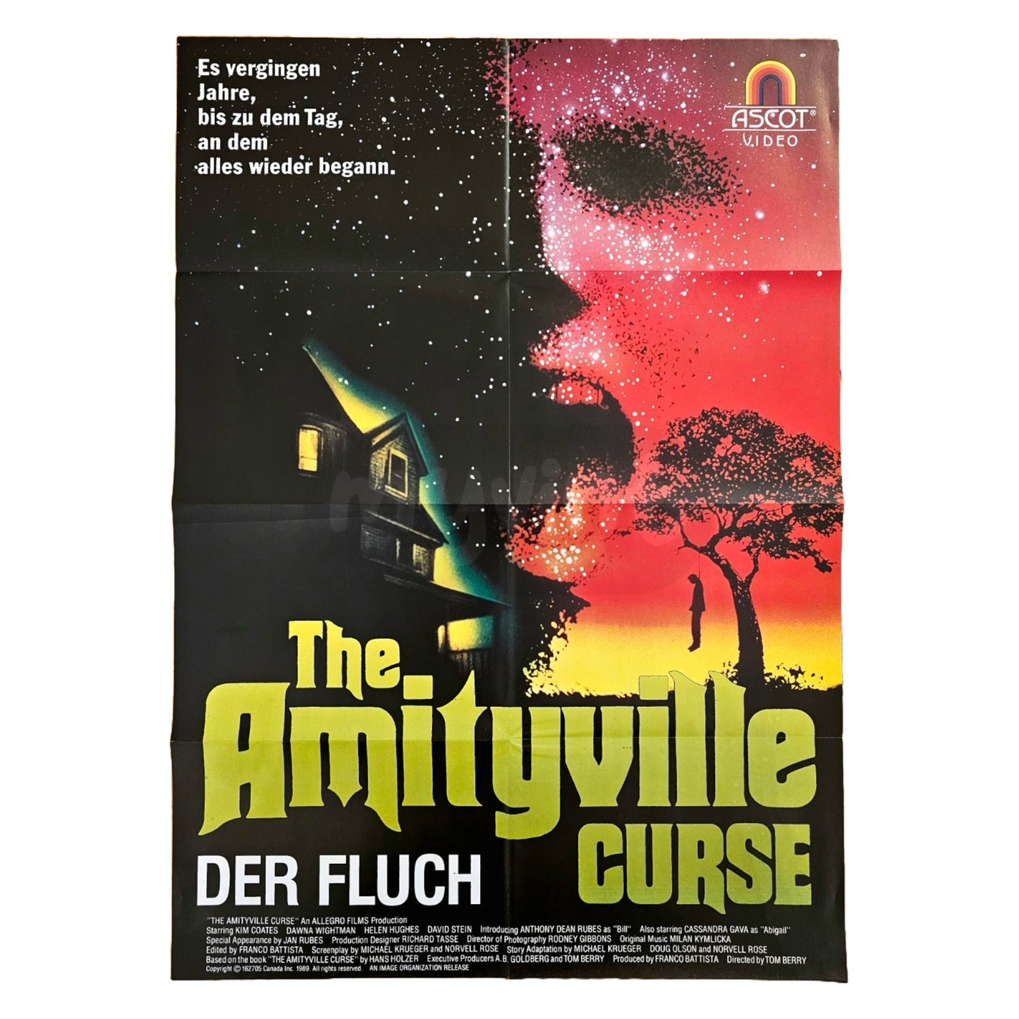 The Amityville Curse Der Fluch 1990 Original Filmplakat A1 (Deutsch)
