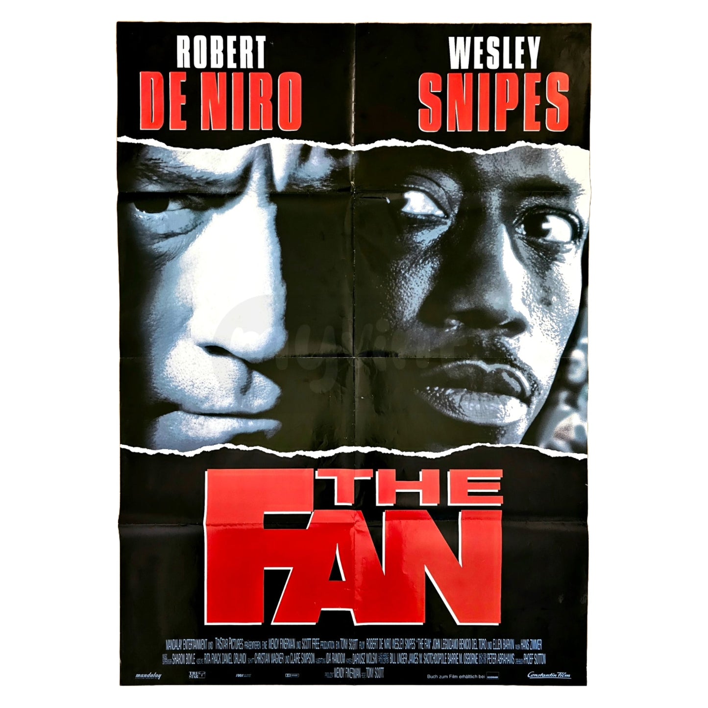 The Fan 1996 Robert De Niro Wesley Snipes Original Filmplakat A0 (Deutsch)