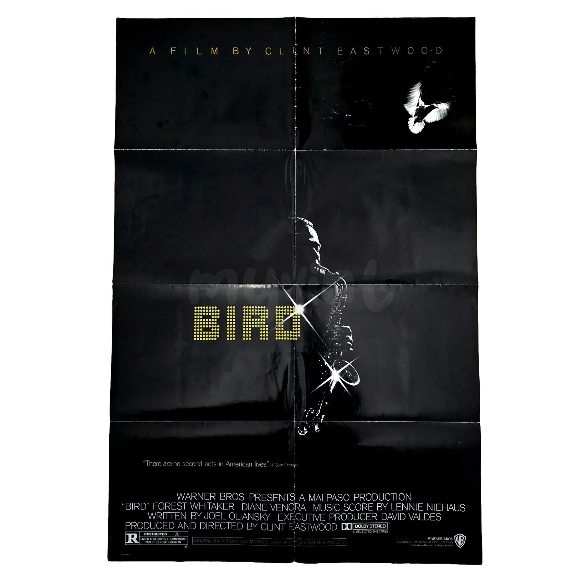 Bird 1988 Clint Eastwood Original Filmplakat US One Sheet (Englisch)
