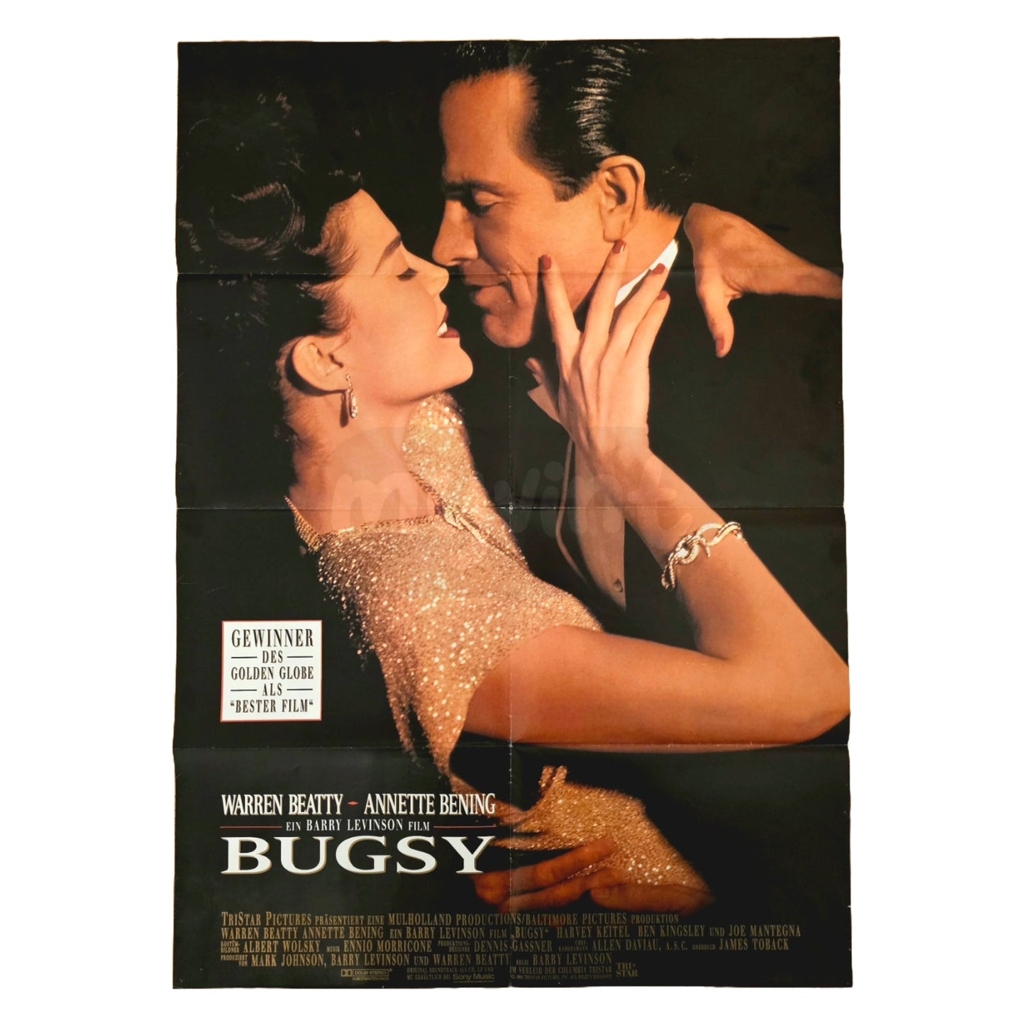 Bugsy 1991 Warren Beatty Original Filmplakat A1 (Deutsch)
