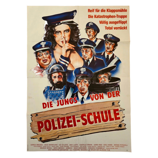 Carabinieri ab in die Polizeischule 1981 Original Filmplakat A1 (Deutsch)