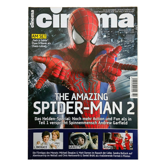 Cinema 10/13 Filmzeitschrift (Heft 425) Kinomagazin Spiderman 2013