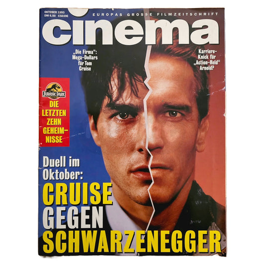 Cinema 10/93 Filmzeitschrift (Heft 185) Kinomagazin Tom Cruise Arnold Schwarzenegger 1993