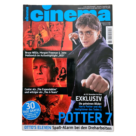 Cinema 11/10 Filmzeitschrift (Heft 390) Kinomagazin Harry Potter 2010
