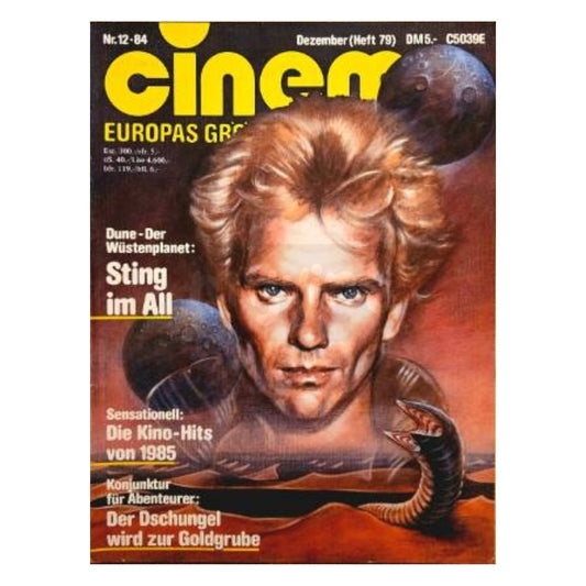 Cinema 12/84 Filmzeitschrift (Heft 79) Kinomagazin Dune 1984