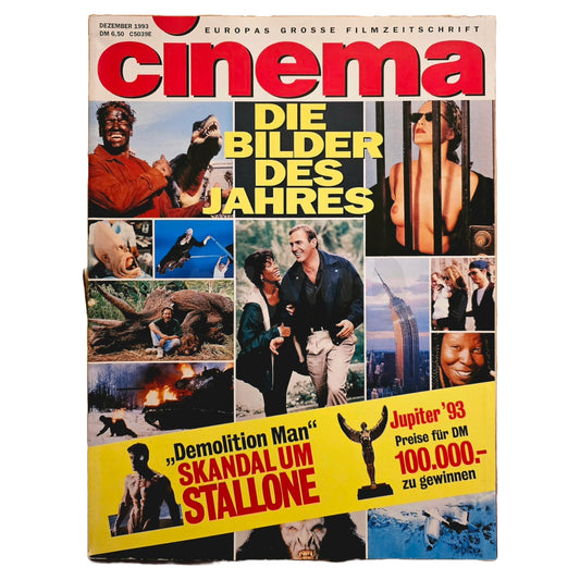 Cinema 12/93 Filmzeitschrift (Heft 186) Kinomagazin Die Bilder des Jahres 1993