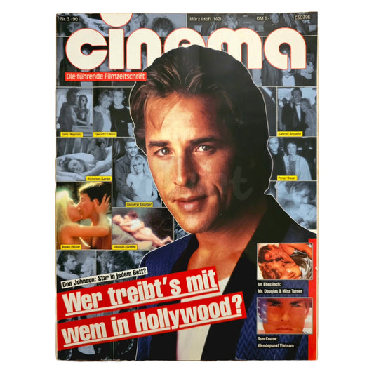 Cinema 3/90 Filmzeitschrift (Heft 142) Kinomagazin Don Johnson 1990