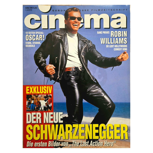 Cinema 3/93 Filmzeitschrift (Heft 177) Kinomagazin Arnold Schwarzenegger 1993