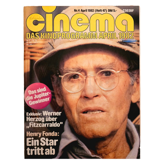 Cinema 4/82 Filmzeitschrift (Heft 47) Kinomagazin Henry Fonda 1982