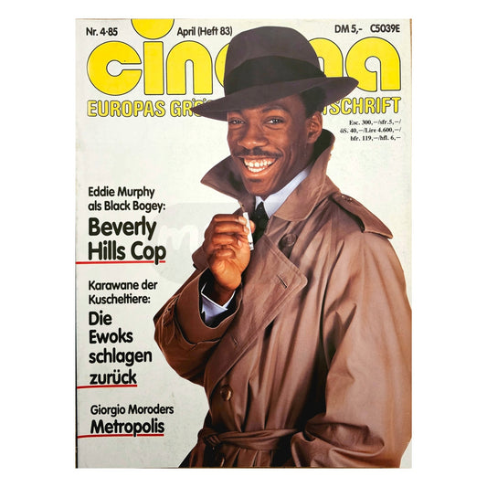 Cinema 4/85 Filmzeitschrift (Heft 83) Kinomagazin Eddie Murphy 1985