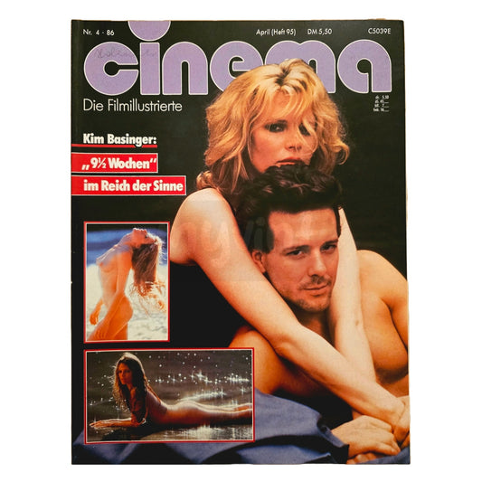 Cinema 4/86 Filmzeitschrift (Heft 95) Kinomagazin Kim Basinger 1986