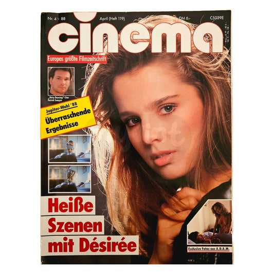 Cinema 4/88 Filmzeitschrift (Heft 119) Kinomagazin Desiree 1988