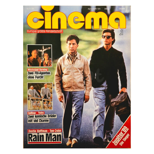 Cinema 5/89 Filmzeitschrift (Heft 132) Kinomagazin Tom Cruise 1989