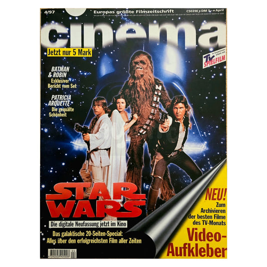 Cinema 4/97 Filmzeitschrift (Heft 227) Kinomagazin Star Wars 1997