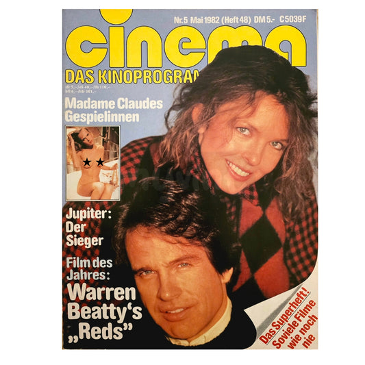 Cinema 5/82 Filmzeitschrift (Heft 48) Kinomagazin Warren Beatty 1982