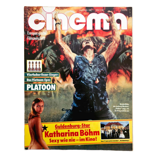 Cinema 5/87 Filmzeitschrift (Heft 108) Kinomagazin Platoon 1987