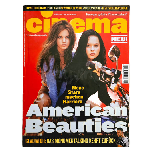Cinema 6/00 Filmzeitschrift (Heft 265) Kinomagazin American Beauties 2000