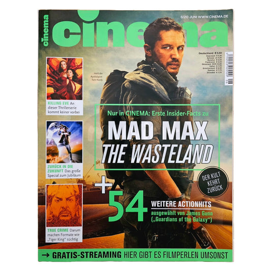 Cinema 6/20 Filmzeitschrift (Heft 505) Kinomagazin Mad Max 2020