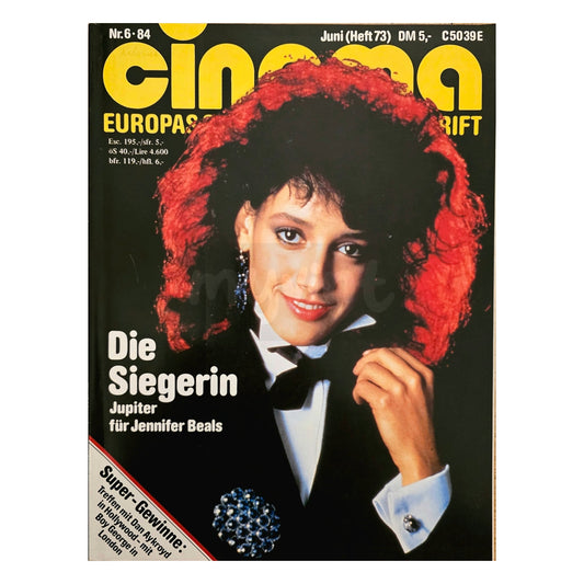 Cinema 6/84 Filmzeitschrift (Heft 73) Kinomagazin Jennifer Beals 1984