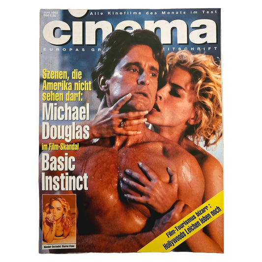 Cinema 6/92 Filmzeitschrift (Heft 169) Kinomagazin Michael Douglas 1992