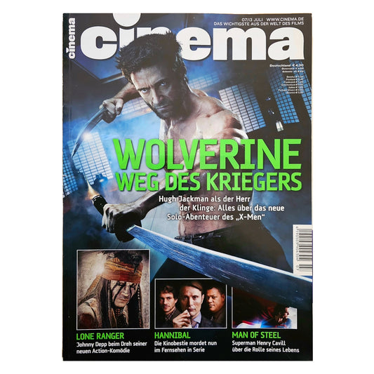 Cinema 7/13 Filmzeitschrift (Heft 422) Kinomagazin Wolverine 2013