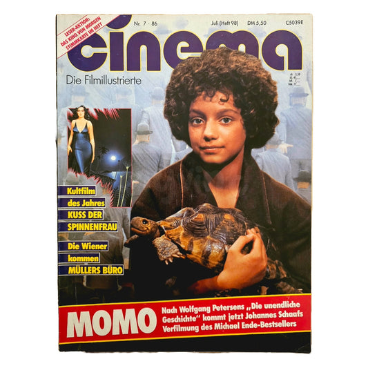Cinema 7/86 Filmzeitschrift (Heft 98) Kinomagazin Momo 1986