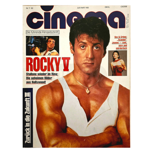 Cinema 7/90 Filmzeitschrift (Heft 146) Kinomagazin Sylvester Stallone 1990