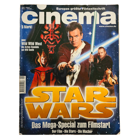 Cinema 8/99 Filmzeitschrift (Heft 255) Kinomagazin Star Wars 1999