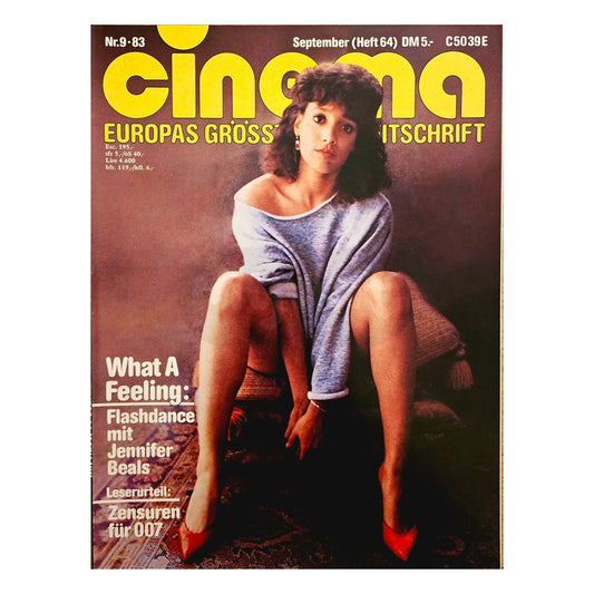 Cinema 9/83 Filmzeitschrift (Heft 64) Kinomagazin Jennifer Beals 1983