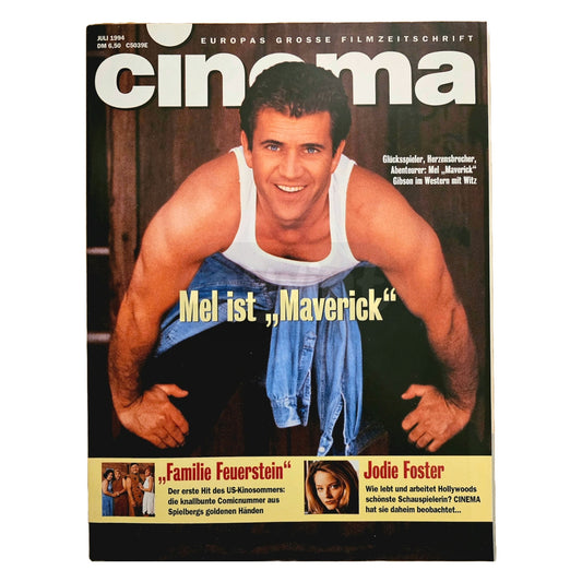 Cinema 9/95 Filmzeitschrift (Heft 208) Kinomagazin Mel Gibson 1994