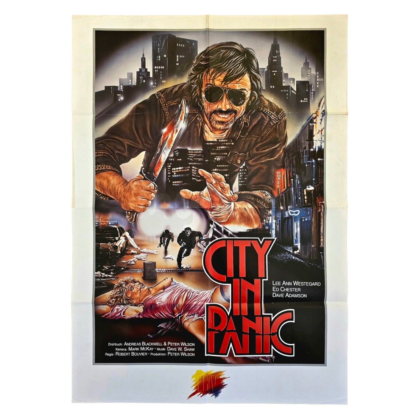 City in Panic 1986 Original Videothekenplakat Videoposter A1 (Deutsch)