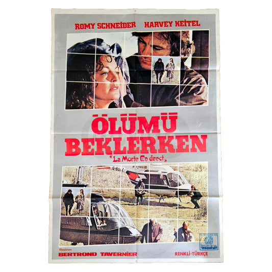 Death Watch Der Gekaufte Tod 1980 Romy Schneider Original Filmplakat (Türkisch)