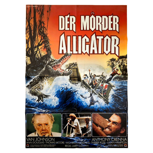 Der Mörder Alligator 1989 Original Filmplakat A1 (Deutsch)