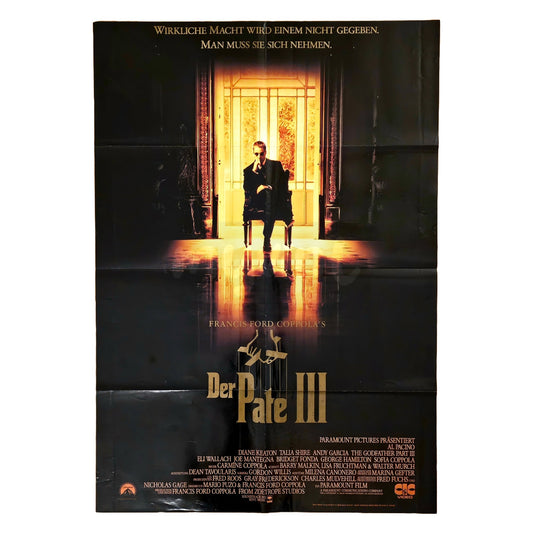 Der Pate 3 1990 Al Pacino Original Filmplakat A1 (Deutsch)