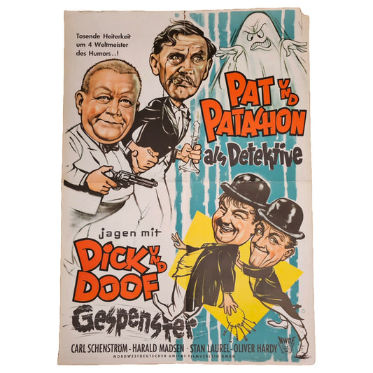 Dick Und Doof Gespenster 1961 Original Filmplakat (Deutsch)